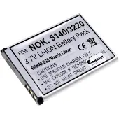 Connect 3000 BL-5B Camera-accu Vervangt originele accu BL-5B 3.7 V 650 mAh