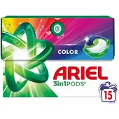 Ariel 3-in-1 wasgranulaat Color 15 stuks