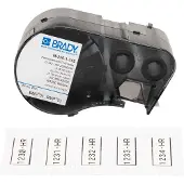Brady M-250-1-342 tape krimpkous | zwart op wit | 11,15mm x 25,78mm