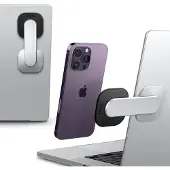 Spigen S312 OneTap - Magnetische Telefoon Houder voor MacBook/Laptop/Monitor - Compatibel met MagSafe - Zilver