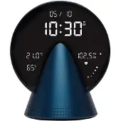 Lexon Conic wekkerklok, blauw
