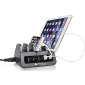 Compulocks Meerdere Oplaadstation - - DC/POS - 5 USB en USB-C Poorten - Wit