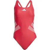 Adidas Logo C-back Swimsuit Rood 32 Vrouw