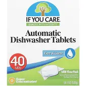 If you care , Automatische Vaatwasmiddelen, Vrij & Held, 40 Tabs, 18.3 oz (520 g)