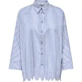 ONLY - ONLGRACES TULUM LS EMB SHIRT NOOS WVN - Meisjes - Blouses