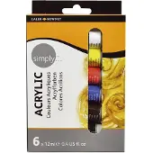 Daler Rowney Daler-Rowney Simply Acrylic Set 6 x 12 ml.