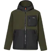 Regatta - Munro Hybrid Jacket - Fleecevest 15-16 Years, olijfgroen/zwart