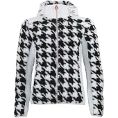 Mountain Peak Dames hoodie met rits van twee materialen met borstbadge | Maat M