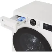 LG F4X5009TWB Vrijstaande Wasmachine - 9 kg Capaciteit - Direct Drive - 6Motion - Stoom - A - Zilveren Afwerking