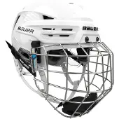 Bauer IJshockeyhelm RE-AKT 90 Combo White Senior S