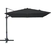 Axi Alina Zweefparasol 300x300cm Antraciet/grijs