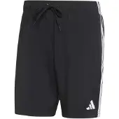 Adidas Boardshorts '3 STRIPES SWIM SHORTS 8' zwart / wit