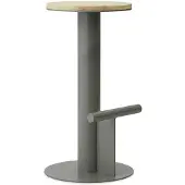 Normann Copenhagen Barstoel Pole Barstool 75 cm Pine/Grey