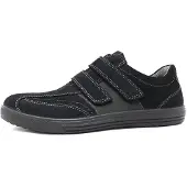 Jomos Herrenschuhe Slipper Klettschuh Schwarz Freizeit