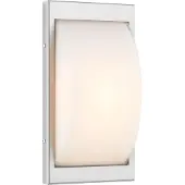LCD Wandlamp buiten met bewegingssensor 068SEN, alu / grijs / zink, Roestvrij staal, Modern