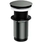 Omnires - Wastafelafvoer, ClickClack , geborsteld grafiet A716GR