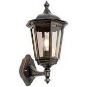 Orion Wandlamp buiten Puchberg, dimbaar, zwart, Aluminium, Antiek, Wandlamp buiten