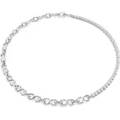 Swarovski Ketting 'MATRIX' zilver / transparant