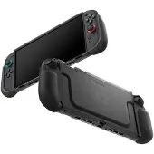 Spigen Ultra Hybrid Frost Hoes Geschikt voor Nintendo Switch 2 - Back Cover met Air Cushion - Backcover - Carbon - Zwart