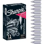 Sharpie Metallic -permanentmarkers | Fijne punt | Zilverkleurig | 12 stuks