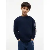 Tommy Hilfiger Shirt 'TEAM' marine / wit