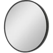 En.casa Spiegel Modugno hangend rond Ø40cm zwart