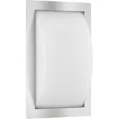 LCD LED-wandlamp buiten Ivett, alu / grijs / zink, Roestvrij staal, Modern, LED wandlamp buiten