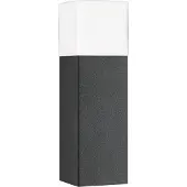 LCD Sokkellamp buiten Linus, dimbaar, zwart, Aluminium, Modern, Sokkellamp