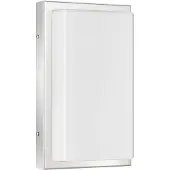 LCD Wandlamp buiten met bewegingssensor JULEA, alu / grijs / zink, Aluminium, Modern