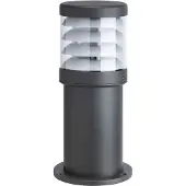 LCD Sokkellamp buiten 1265, dimbaar, zwart, Aluminium, Modern, Sokkellamp