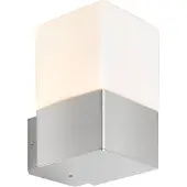 LCD Wandlamp buiten LINUS, alu / grijs / zink, Roestvrij staal, Modern