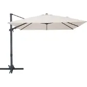 Axi Alina Zweefparasol 300x300cm Antraciet/beige