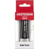 Royal Talens Amsterdam Relief Paint - 20 ml - zwart 700