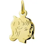 Marie-Celeste Marie Celeste hanger meisje 15 x 11 mm - Goud