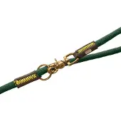 Hunter T-Leash Malia - Hondenriem - 200x1 cm Donkergroen Donkerbruin