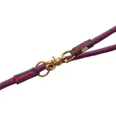 Hunter T-Leash Malia - Hondenriem - 200x1 cm Blackberry Donkerbruin