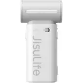 JISULIFE Mini Handheld Fan Life9, draagbare ventilator met USB-aansluiting, 3600mAh, grijs