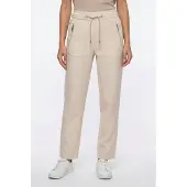 Cecil Dames Slim Legs broek van linnenmix - Beige - XXL