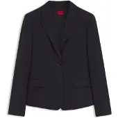 HUGO Regular-fit blazer van stretchmateriaal