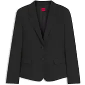HUGO Regular-fit blazer van stretchmateriaal Maat 38