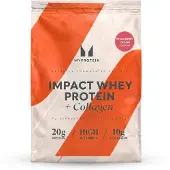 Myprotein Impact Whey Protein + Collagen - 3600 - 150servings - Aardbei Crème