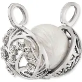 Engelsrufer - Hanger - Gerhodineerd Sterling Zilver