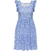 ONLY Jurk 'ONLSerina' blauw / wit
