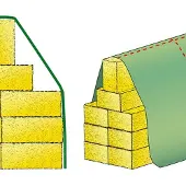 Boni-Shop® Strohvlies Schutzvliese 140g/m² 9,8m x 25m (245m²)
