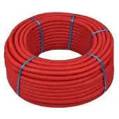 Henco Alupex buis 16x2 25m standard met mantel - rood