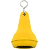 Combicraft Hotel sleutelhanger Mayfair met open onderkant 41x70mm geel - 10 stuks