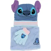 Disney Lilo & Stitch Winterset - Muts - Col - Handschoenen - Lichtblauw