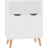 vidaXL Dressoir 60x30x72 cm bewerkt hout wit