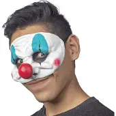 Partychimp Premium Latex Halfmasker Happy Clown Halloween Masker voor bij Halloween Kostuum Volwassenen Carnaval - Latex- One Size