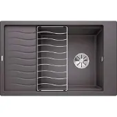 BLANCO Elon XL 6 - Silgranit spoelbak, 78x50 cm, rock grey 524845
